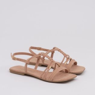 Rasteira traseiro nobuck - ROSADO