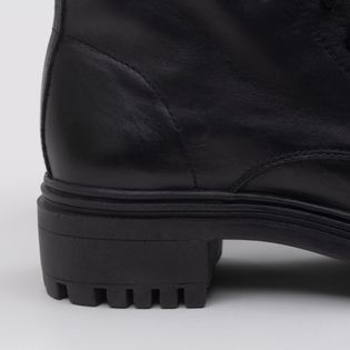 Bota Curta Couro confort - PRETA