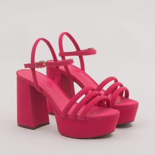 Sandalia Clássica Meia Pata Celle - HOT PINK
