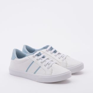 Tenis basico colors - BRANCO/AZUL