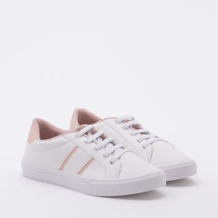 Tenis basico colors - BRANCO/PETALA