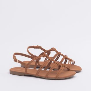 Rasteira traseiro com cabedal de nó - CAMEL