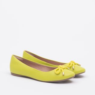 Sapatilha Bico Redondo com Laço no Cabedal - LIMA