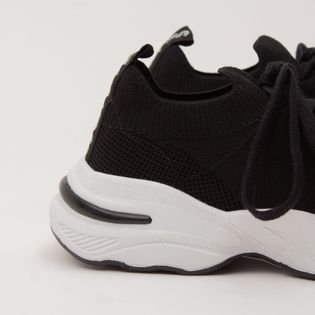 TENIS KNIT RAFA - PRETA