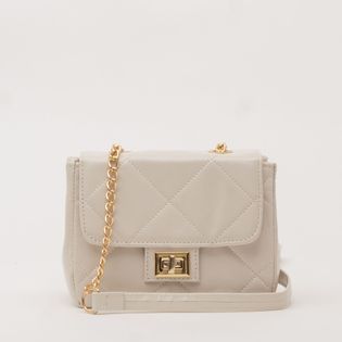 Bolsa de couro com alça transversal - COTTON