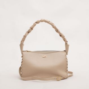 Bolsa charme em couro - MILK