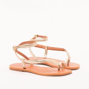 Rasteira Susan - OURO LIGHT