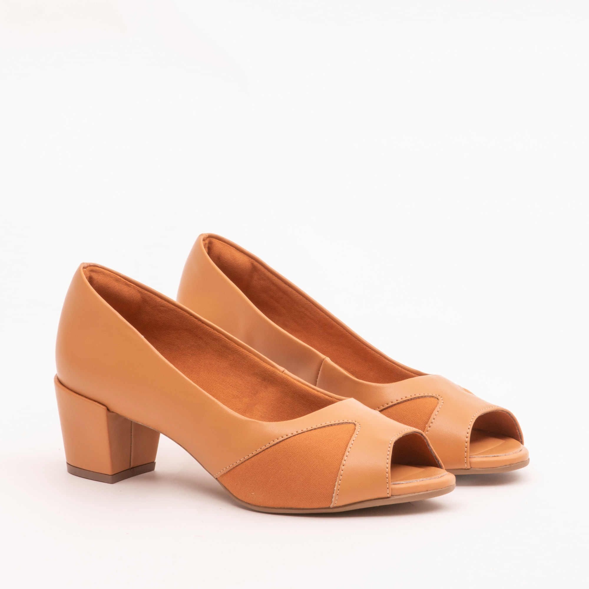 Scarpin best sale peep toe