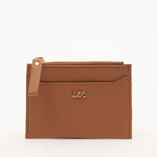 Porta cartão charm logo - CAMEL