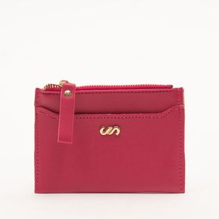 Porta cartão charm logo - ROSA CHOQUE