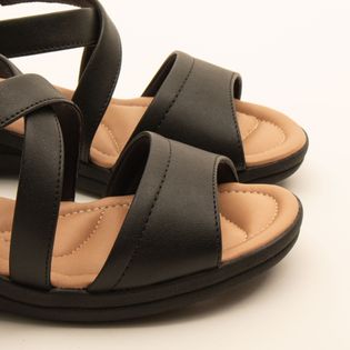 Anabela elástico comfort - PRETA