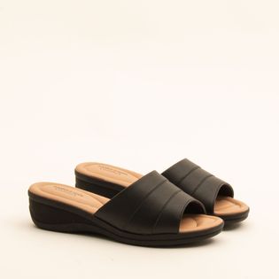 Tamanco anabelado Comfort - PRETA