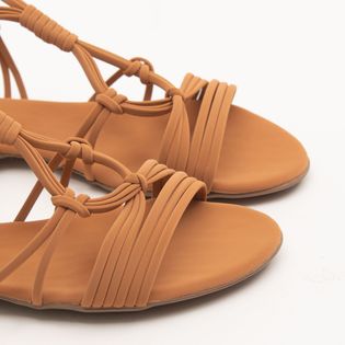 Rasteira Tiras Nobuck - BISCUIT