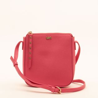 Bolsa quadrada pequena - ROSA CHOQUE