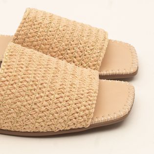 Rasteira Artesanal em Crochet - DOURADO