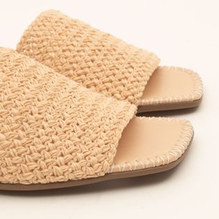 Rasteira Artesanal em Crochet - MILK