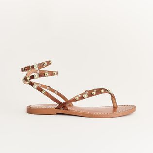 Rasteira tachas - CAMEL