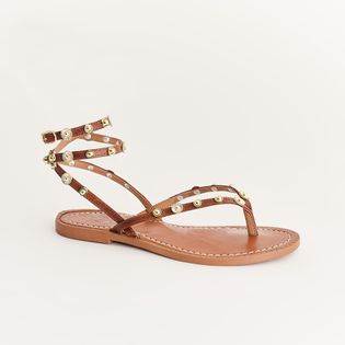 Rasteira tachas - CAMEL