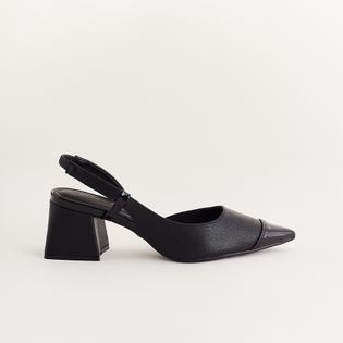 Scarpin bico fino lady - PRETA