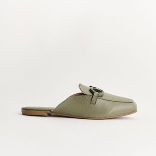 Mule texturizado com bridão - VERDE OLIVE