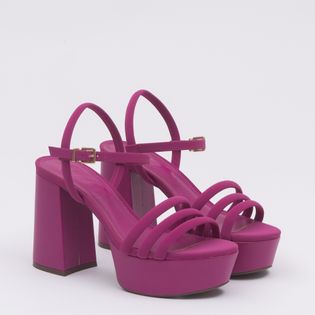 Sandalia Clássica Meia Pata Celle - FUCSIA