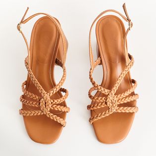 Sandália alta tranças - CASCA
