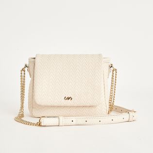 Bolsa Pequena com Texturas em Tresse - COTTON