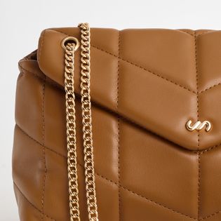 Bolsa Média Alça Metalizada - CASCA