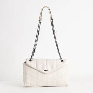 Bolsa Média Alça Metalizada - COTTON