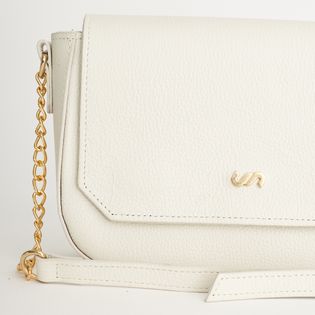 Bolsa Tiracolo Pequena em couro - COTTON