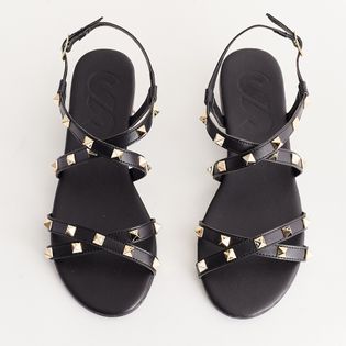 Rasteira Spikes - PRETA