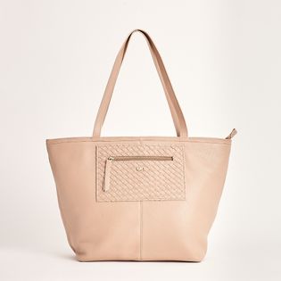 Bolsa Tote Tressê em Couro - FENDI