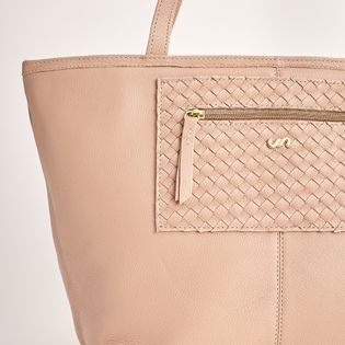 Bolsa Tote Tressê em Couro - FENDI
