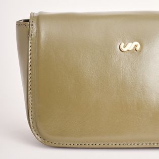 Bolsa Pequena com Bridão Metalizado - VERDE OLIVE