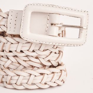 Cinto trançado de couro - COTTON