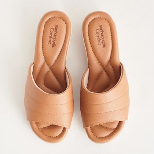 Tamanco anabelado Comfort - CAMEL