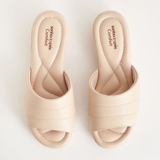 Tamanco anabelado Comfort - MILK