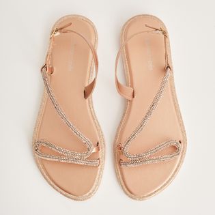 Rasteira em Strass - ROSE