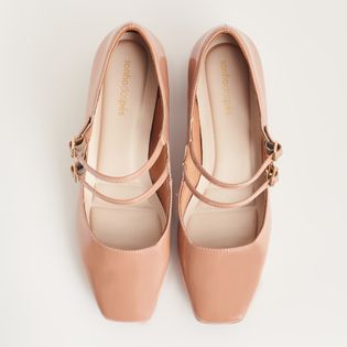 Scarpin boneca fivelas - ROSADO