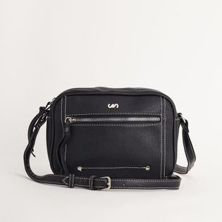Bolsa pequena ziper - PRETA