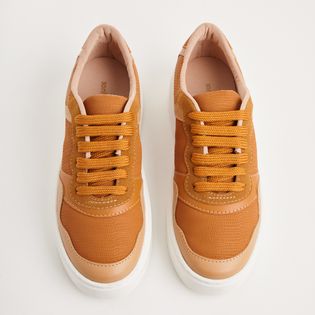 Tênis Urban Mix Materiais - CAMEL/FENDI