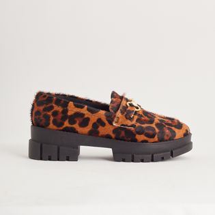 Mocassim Animal Trend tratorado em Couro Pelo - ONCA