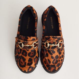 Mocassim Animal Trend tratorado em Couro Pelo - ONCA