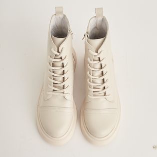 Coturno Casual em Couro - COTTON