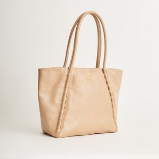 Bolsa Tote em Couro com Detalhe Artesanal - FENDI