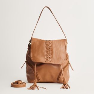 Bolsa Saco em Couro - CAMEL