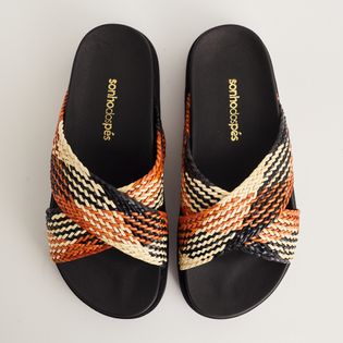 Papete Tresse em X - MULTICOLOR