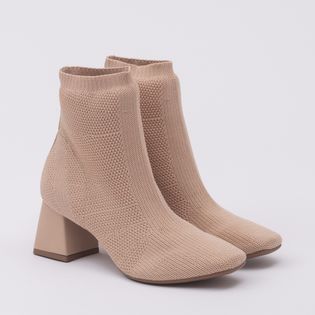 Bota curta em knit - ROSE