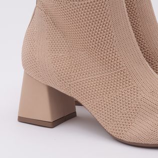 Bota curta em knit - ROSE