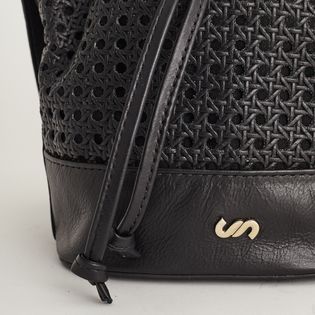 Bolsa tote couro - PRETA